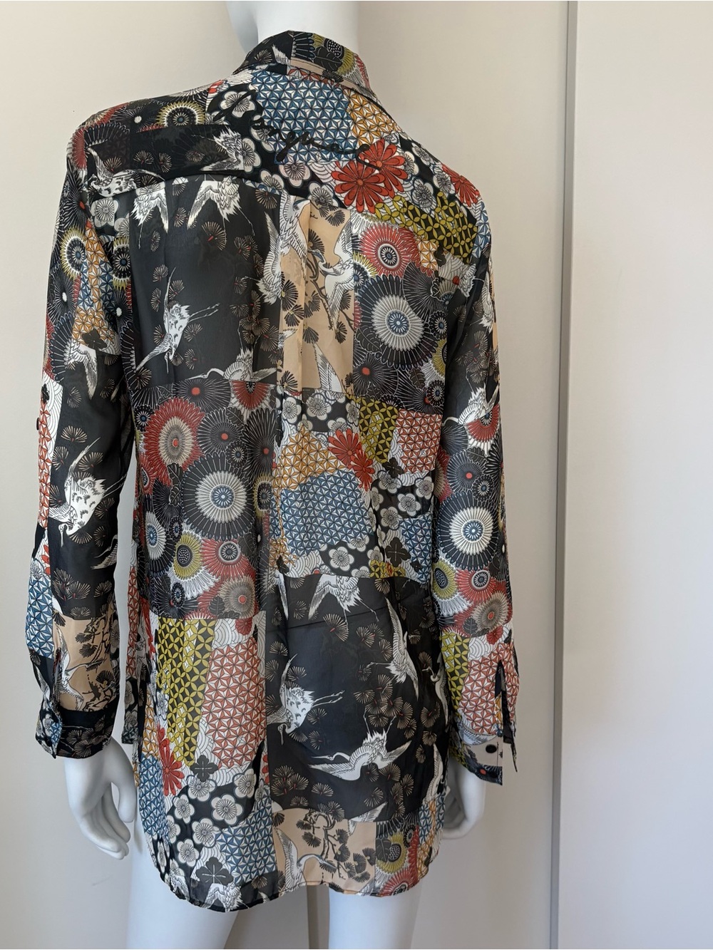 Desigual Floral Button-Up Blouse - Picture 3 of 8